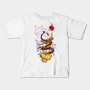 Exploding Ice Cream Cone Kids T-Shirt